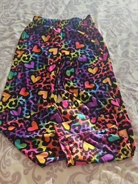 Joe Boxer Pajama Bottom Colorful Hearts Med 7/8